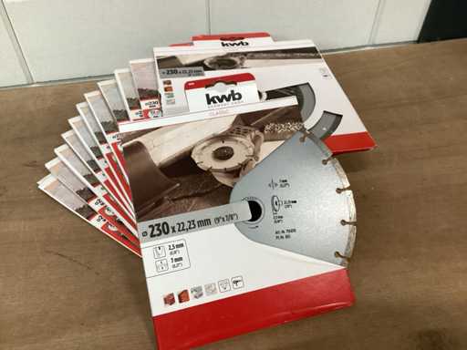 KWB Zaagblad 230 x 2,5, diamant (12x)
