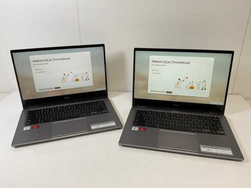 Acer CP514-1W 13,5", AMD Athlon Silver 3050C, 8 GB di RAM, 64 GB SSD TouchScreen ChromeBook (2x)