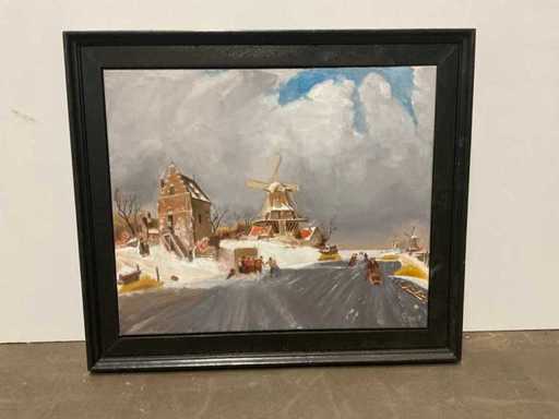 Pictura lui Gerard Luten (Charles Leickert, 1842)