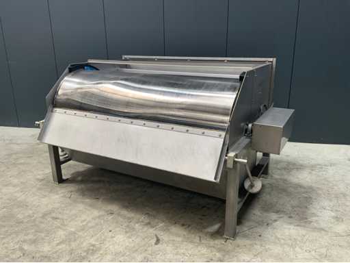 Afvalwater spoeltrommel met filter