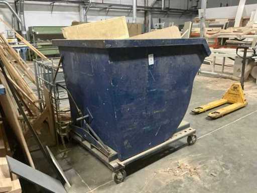 Mobiele kipcontainer