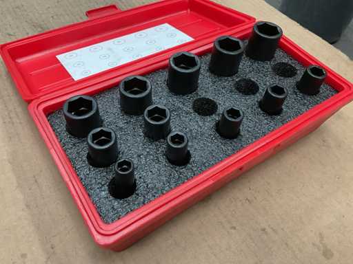 Jeu de douilles encliquetables