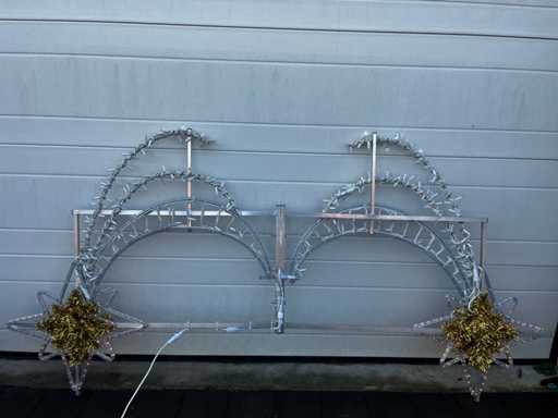 Lampada da terra a LED Decor per Natale (2x)