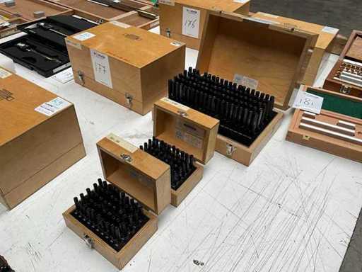 Yorkshire precision Gauges Pin gauges (3x)