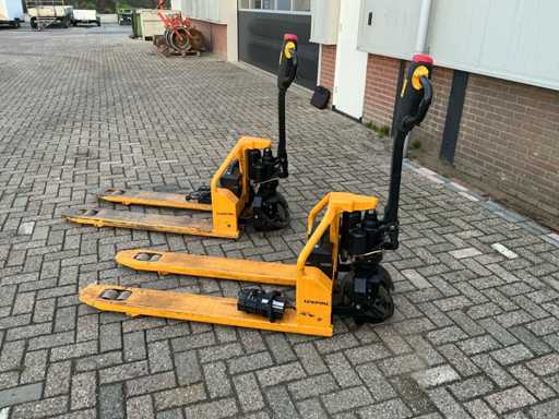 Hyundai 12EPML Elektrische palletwagen (2x)