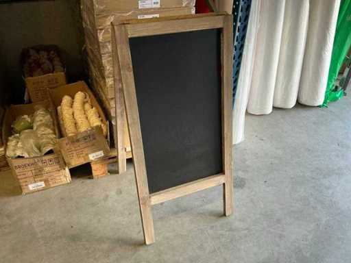 Tableaux noirs en lots 50x100H SUR VIEUX PIN (20x)