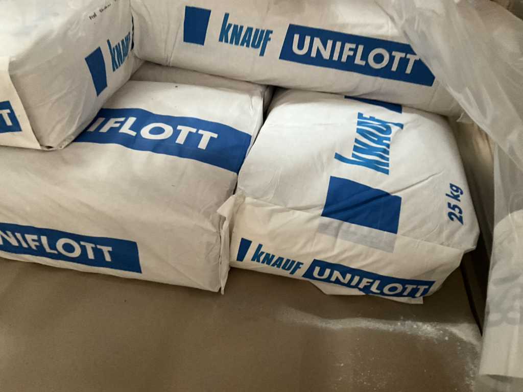 6 zakken coating KNAUF UNIFLOTT