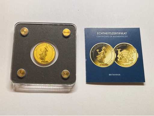 1/500 OZ 999 Fine Gold Springbok Chad