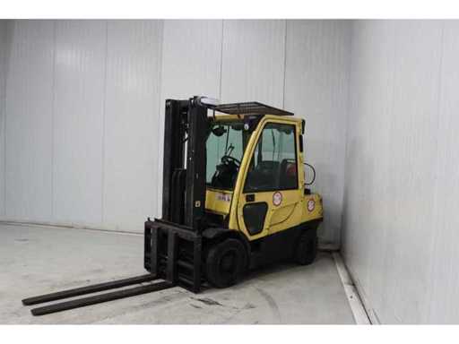 Hyster - H3.5FT - 4.91M Triplex, Free-Lift, Side-Shift, Fork Positioner - Forklift
