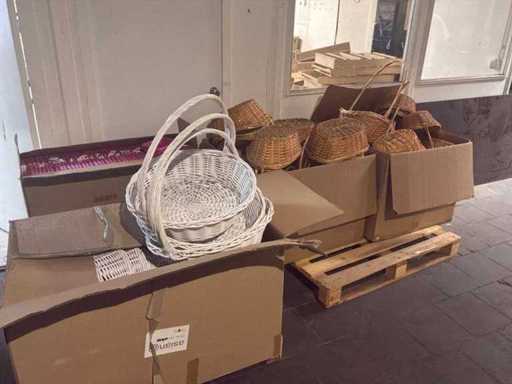 Various Wicker baskets