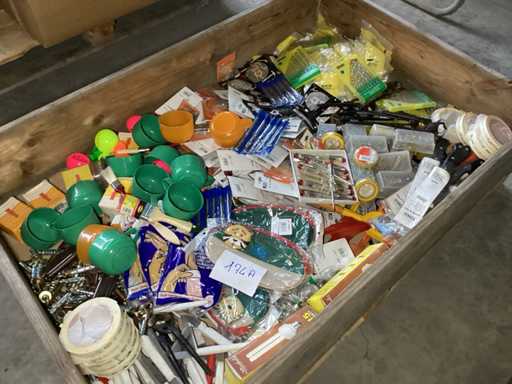 Various equipment in wooden case