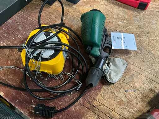 Strahlvorrichtung und Verlängerungskabel