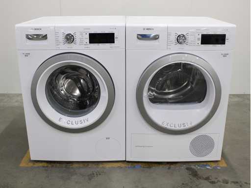 Seria Bosch|8 mașina de spălat exclusivă VarioPerfect & seria Bosch|8 uscător exclusiv cu condensator self-cleaning