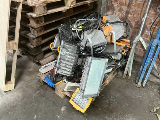 Diverse bouwlampen (20x)