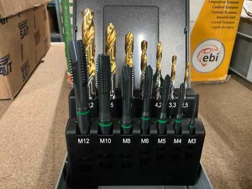 Yg 14-piece Drill and tap set (5x)