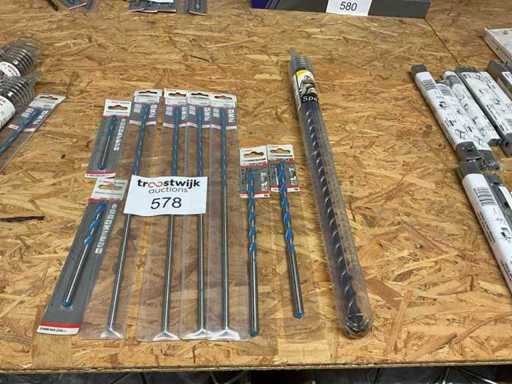 9 punte per perforazione in muratura