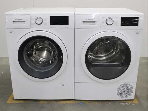 Bosch Serie|6 VarioPerfect EcoSilence Drive Wasmachine & Bosch Serie|6 SelfCleaning Condenser Wasdroger