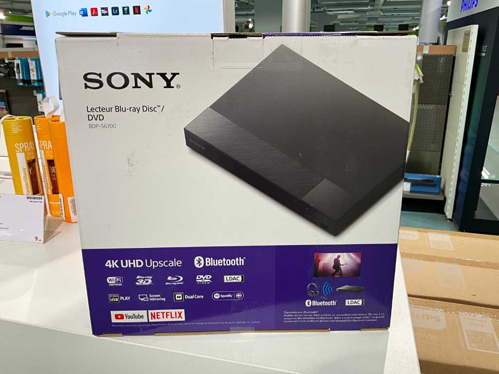 Sony BDP-S6700 Lecteur Blu-Ray Wi-Fi UltraHD 4K 3D