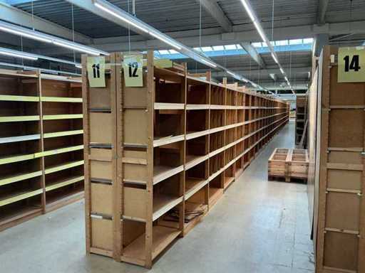 Bruynzeel Warehouse rack 99 uprights, 305 beams