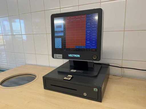 Système POS tactile Vectron Touch 15 avec tiroir à caisses et imprimante de reçus