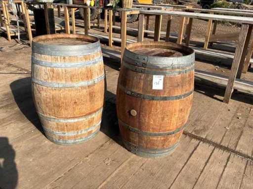 Stehtisch-Weinfass (2x)