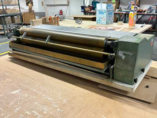 Sumbel Herold 800 - Gluing + pressing machine 80 cm wide - Glue application machine / glue roller