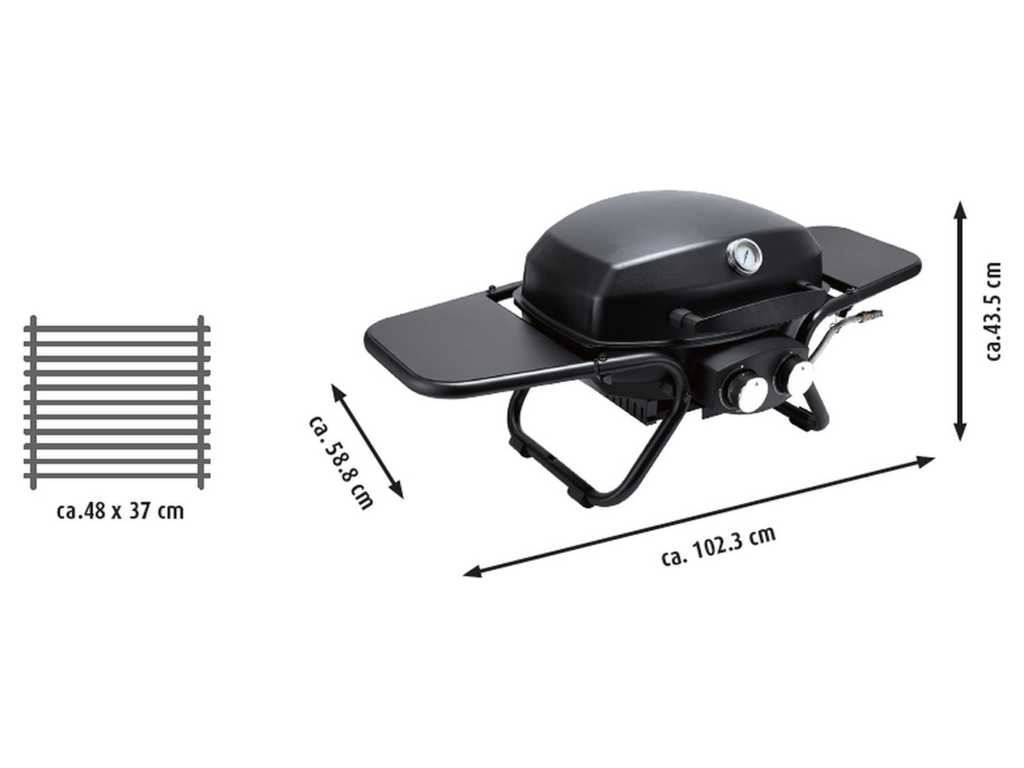 Landmann - Pantera - Barbecue a gas da tavolo