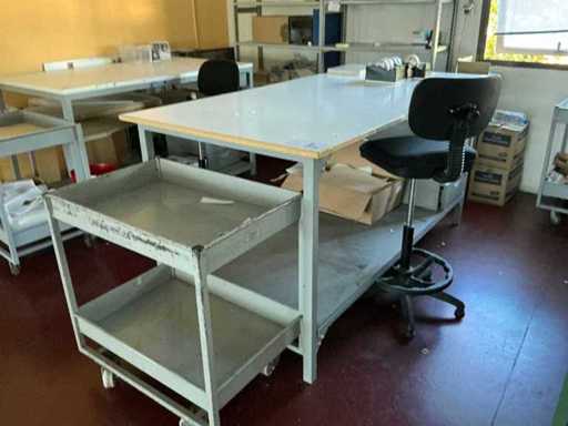 Poste de travail avec contenu