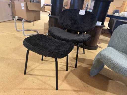KY - Armchair + ottoman