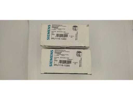 SIEMENS - 3RU1116-1GB0 - Overbelastingsrelais 4,5-6,3A (2x)