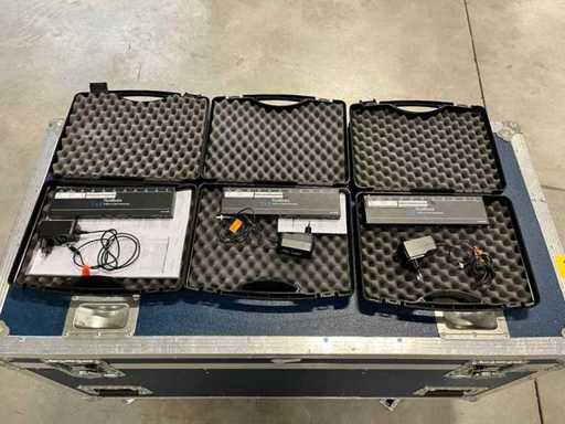 Puretools / Purelink - 8-fach HDMI-Verteiler (Splitter), 4K (3 Stück im Koffer)