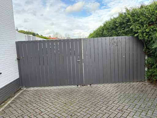 Heras - Dubbele draai poort