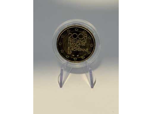 Moneta commemorativa da 2 euro placcata oro Spagna 2013 El Escorial