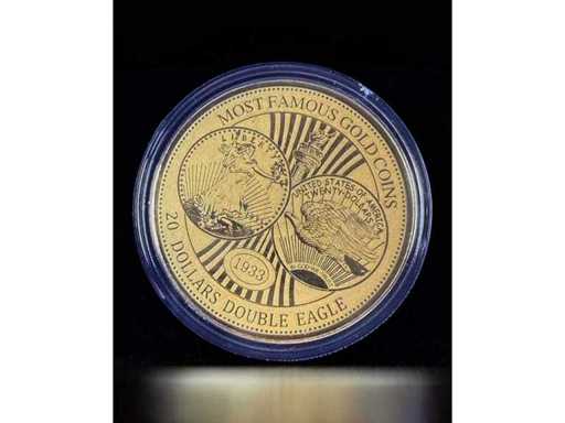 Double Eagle 1933 Goldmünze 1/200 oz Gold 999 Niger 2022 Gratis Versand EU