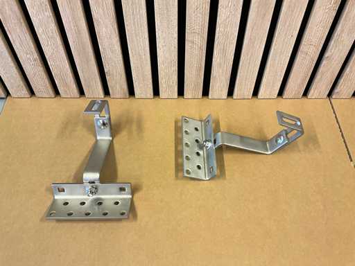 +/- 1200x RVS Dakhaak dubbel Verstelbaar t.b.v. Zonnepanelen