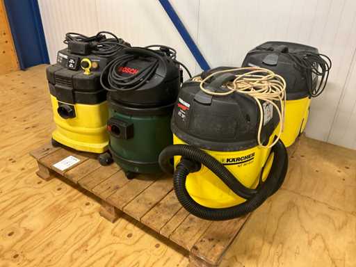 Odkurzacz przemys?owy Kärcher & Bosch (4x)