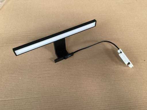 Différentnz LED éclairage miroir noir mat (100x)
