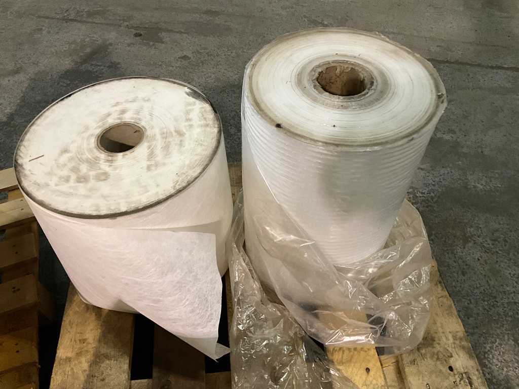 Rolls of packaging material (2x)