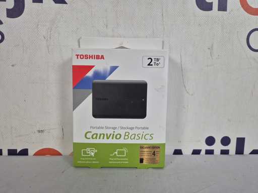 Toshiba Canvio Basixs Exclusive 2TB Schwarz