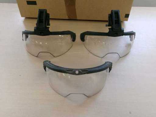 Revision helmet visire, used (U3) (4x)
