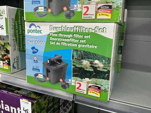 Pontec MultiClear Set 5000 filtr przepływowy (3x)
