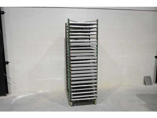 Cooling trolley with 37 aluminium cooling blades