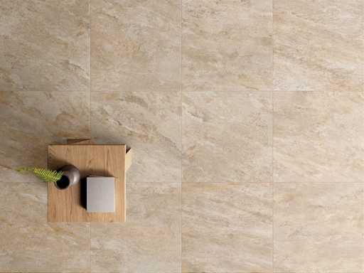 Keramische tuintegel 94,9m² Quarzite Gold 60x120cm gerectificeerd