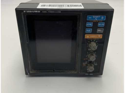 Sondeur vidéo couleur Furuno FCV-665 200 kHz pour applications professionnelles en mer et en pêche