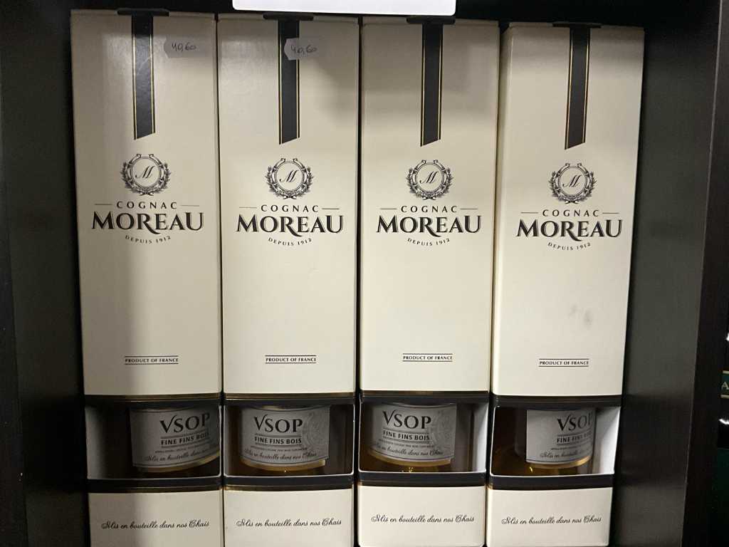 Moreau VSOP Fine Fins Bois Cognac (4x)