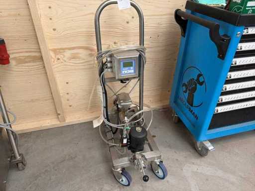 Bürkert stainless steel mobile dosing unit with digital controller type SE56-B1D1B1A0