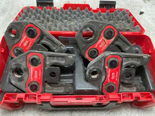 Rothenberger Persbekkenset SV 15-18-22-28mm