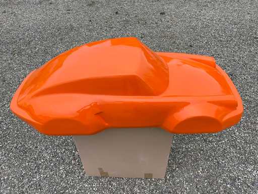 Porsche 911 Sculptuur 140cm Orange