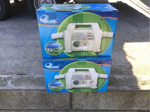 Blauwe Zwembadverwarmer