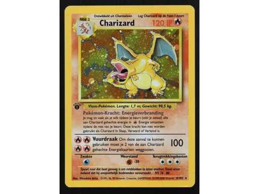 2000 1st Edition Charizard Holo Base Set 4/102 Dutch Pokémon card